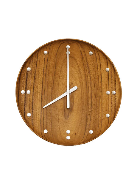 FJ Clock af Finn Juhl - Lille / Teak - Jacobsen Plus