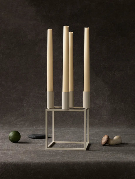 Kubus 4 Lysestage, ivory fra Audo Copenhagen - 2 - Jacobsen Plus