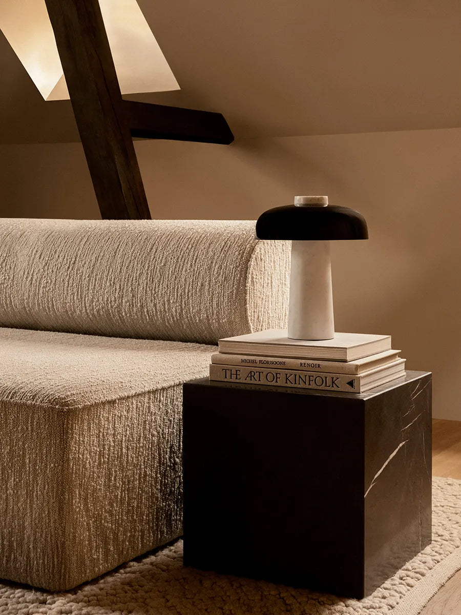 Reverse Table Lamp, carrara black fra Audo Copenhagen - 2 - Jacobsen Plus