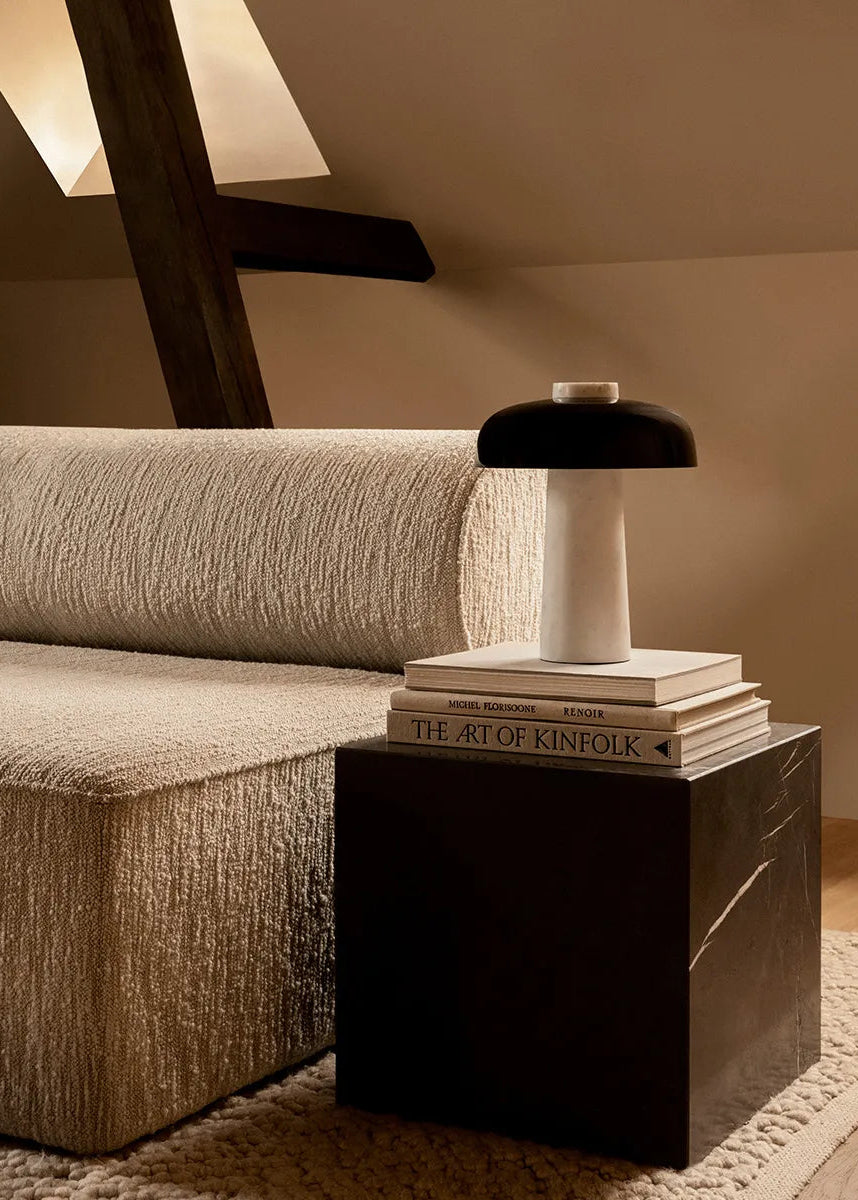 Reverse Table Lamp, carrara black fra Audo Copenhagen - 2 - Jacobsen Plus