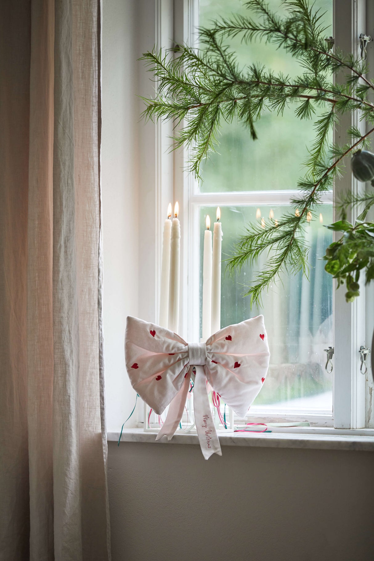 Christmas Bow - Light Pink fra Blåmst - 1 - Jacobsen Plus