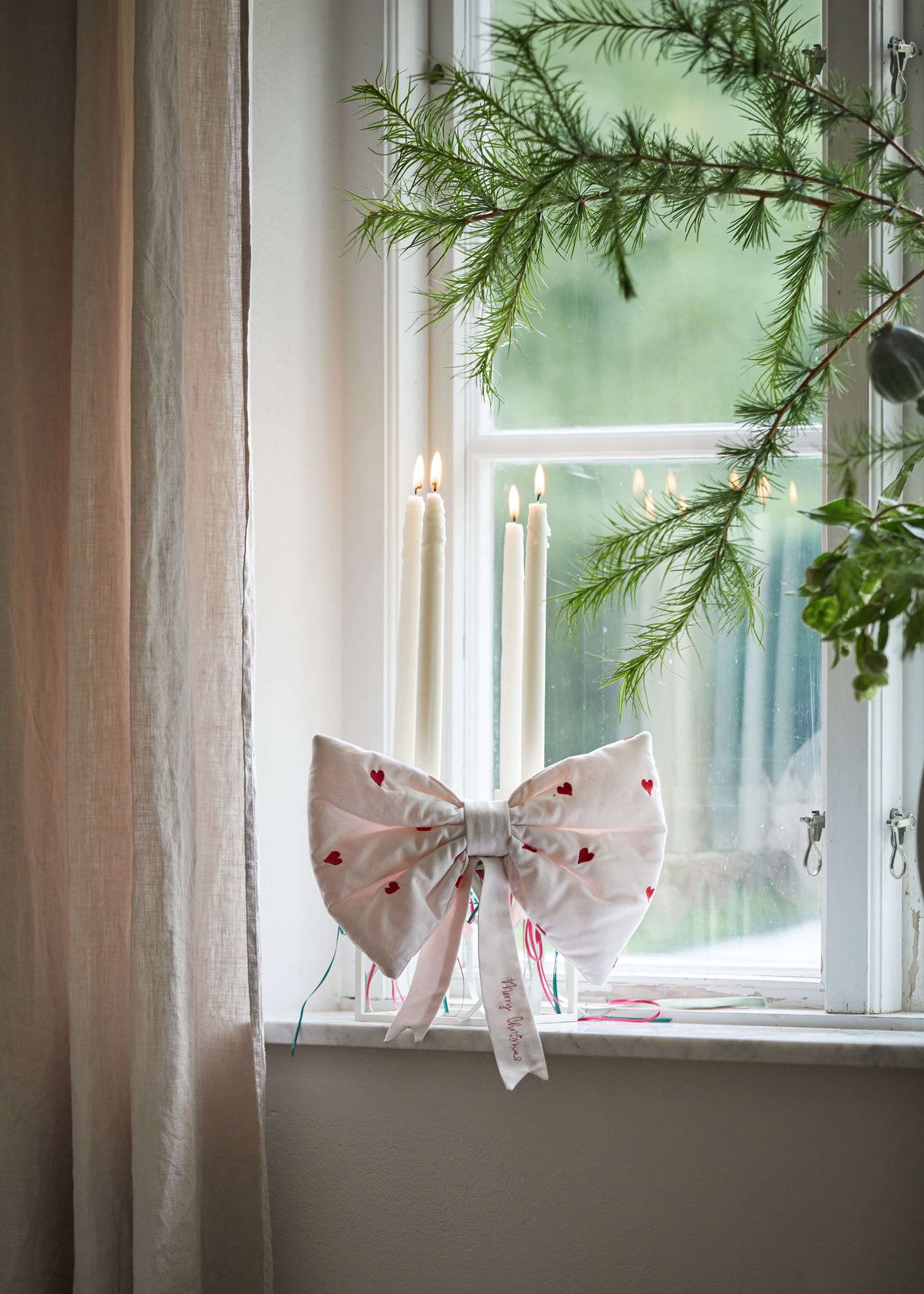 Christmas Bow - Light Pink fra Blåmst - 1 - Jacobsen Plus