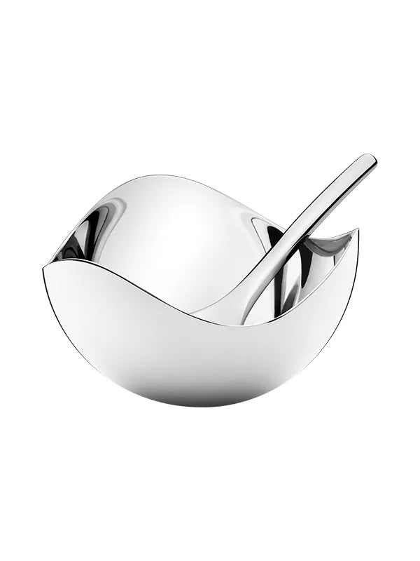Bloom saltkar med ske fra Georg Jensen - 1 - Jacobsen Plus