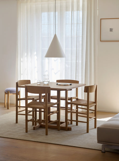 BM80 Shaker spisebord, firkantet af Børge Mogensen - 1 - Jacobsen Plus