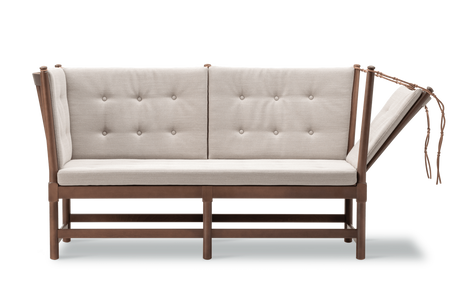 Tremmesofa, 80-års jubilæumsudgave af Børge Mogensen - Bøg / Chestnut Brown / Steelcut Trio 213 - Jacobsen Plus