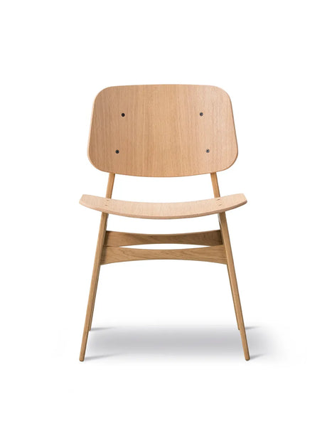 Søborg Stol, træstel af Børge Mogensen - Eg lak - Jacobsen Plus