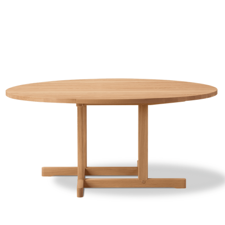 BM80 Shaker sofabord, rundt af Børge Mogensen - Eg / olie - Jacobsen Plus