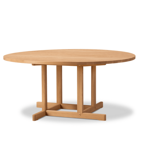 BM80 Shaker sofabord, rundt af Børge Mogensen - 1 - Jacobsen Plus