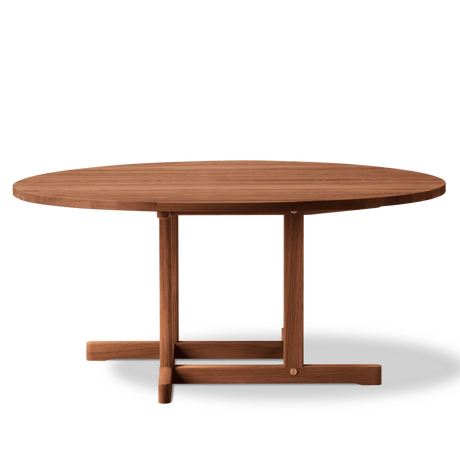 BM80 Shaker sofabord, rundt af Børge Mogensen - Røget eg / olie - Jacobsen Plus