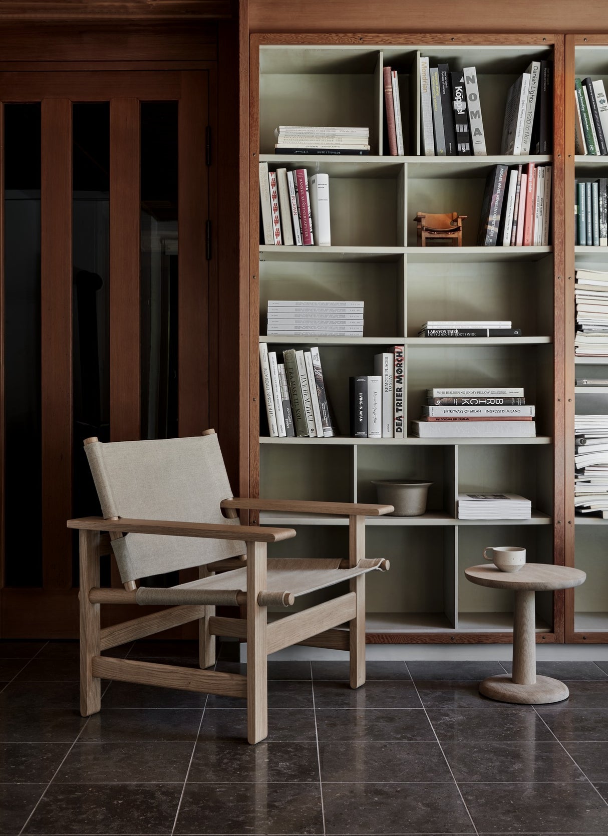 The Canvas Chair, lys olieret eg natur canvas af Børge Mogensen - 3 - Jacobsen Plus