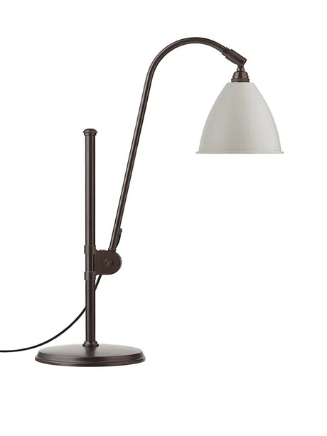 Bestlite BL1 Bordlampe fra GUBI - Classic White - Black Brass - Jacobsen Plus