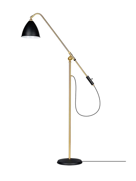 Bestlite BL4 Gulvlampe fra GUBI - Charcoal black-messing - Jacobsen Plus
