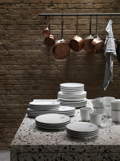 Royal Copenhagen Blueline, coupe tallerken 19 cm - 2 - Jacobsen Plus