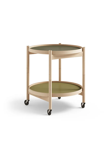 Bakkebord, Ø50 af Hans Bølling - Olieret bøg / LEAF (grøn-mørk grøn) - Jacobsen Plus