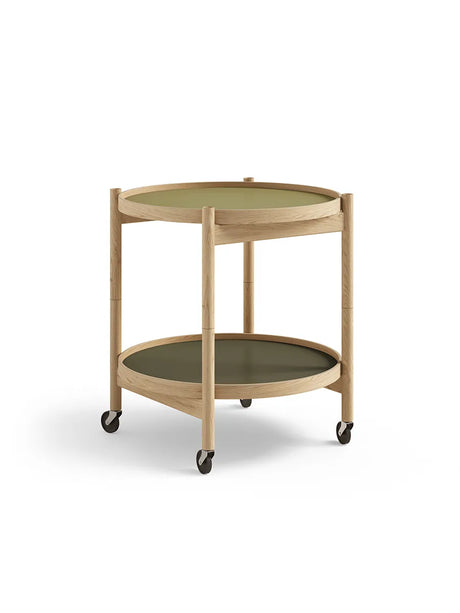 Bakkebord, Ø50 af Hans Bølling - Olieret eg / LEAF (grøn-mørk grøn) - Jacobsen Plus