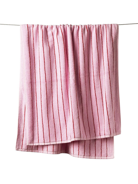 Naram towel - Baby pink & Ski patrol fra Bongusta - 70 x 140 cm - Jacobsen Plus