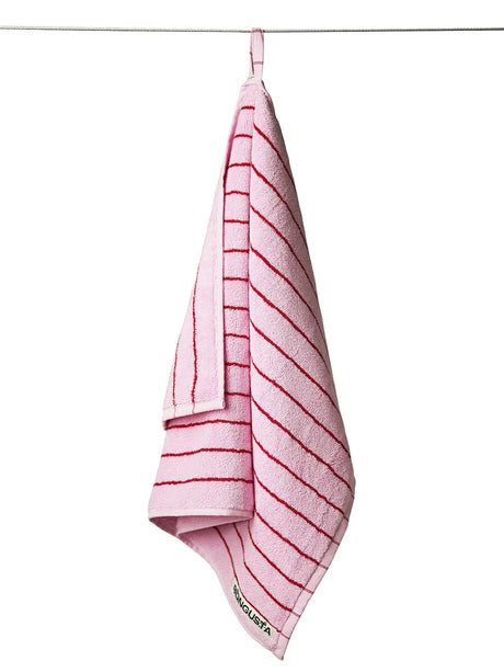 Naram towel - Baby pink & Ski patrol fra Bongusta - 50 x 80 cm - Jacobsen Plus