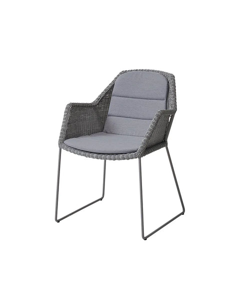 Breeze Havestol m. Meder Stel fra Cane-line - Light grey / Grey, Cane-line Natté - Jacobsen Plus