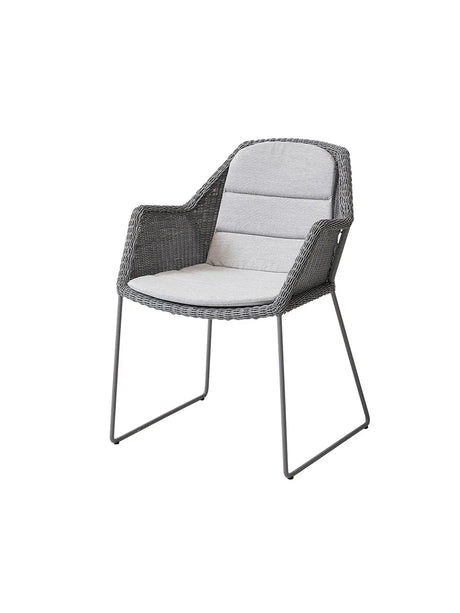 Breeze Havestol m. Meder Stel fra Cane-line - Light grey / Light grey, Cane-line Natté - Jacobsen Plus