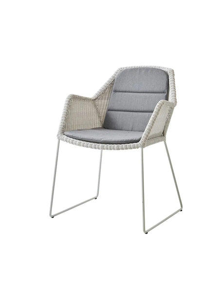 Breeze Havestol m. Meder Stel fra Cane-line - White grey / Grey, Cane-line Natté - Jacobsen Plus