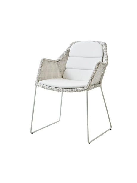 Breeze Havestol m. Meder Stel fra Cane-line - White grey / White, Cane-line Natté - Jacobsen Plus