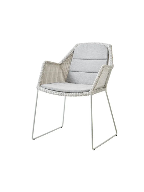 Breeze Havestol m. Meder Stel fra Cane-line - White grey / Light grey, Cane-line Natté - Jacobsen Plus