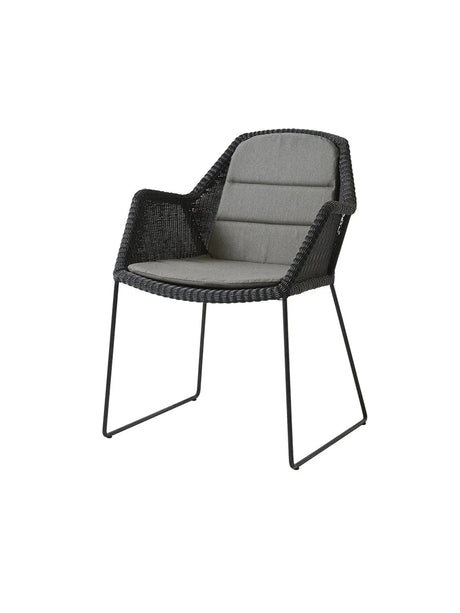 Breeze Havestol m. Meder Stel fra Cane-line - Black / Taupe, Cane-line Natté - Jacobsen Plus