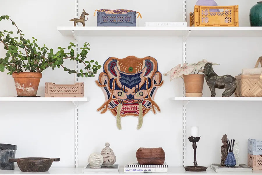 Burma Dragon Face Rug fra Bongusta - 2 - Jacobsen Plus