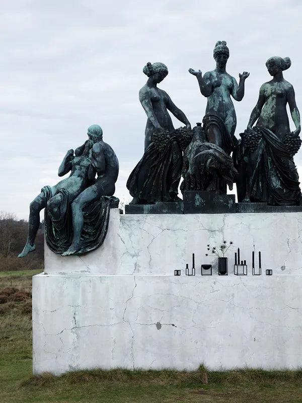 Kubus Vase Lolo, sort fra Audo Copenhagen - 3 - Jacobsen Plus