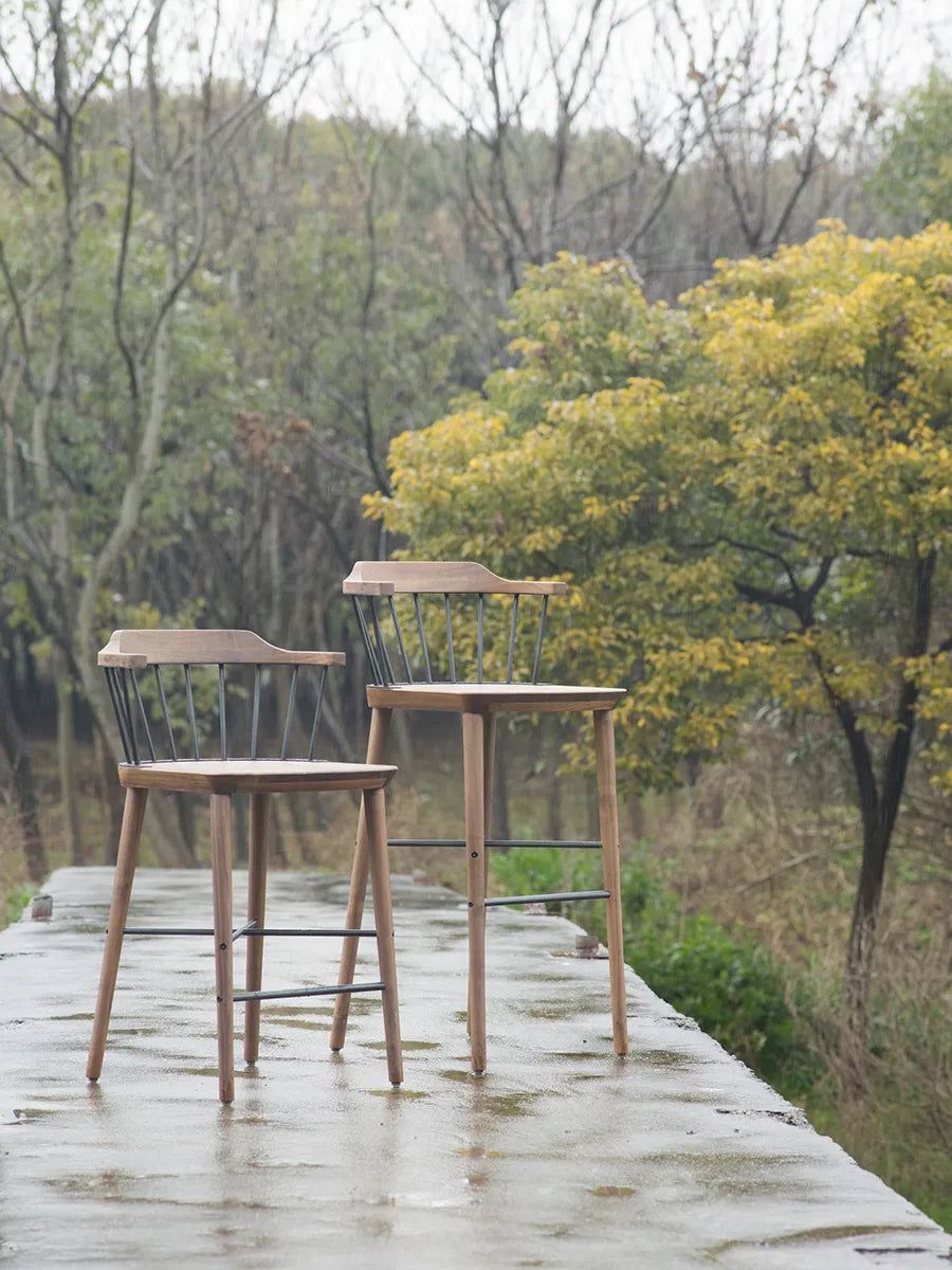 Exchange Bar Stool SH 75, walnut fra Stellar Works - 4 - Jacobsen Plus