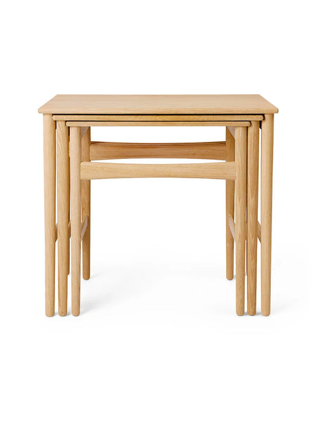 CH004 Nesting Tables fra Carl Hansen & Søn - Eg olie - Jacobsen Plus