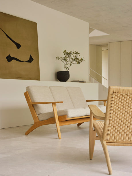 CH293 3 pers. sofa, eg olie af Hans J. Wegner - 2 - Jacobsen Plus