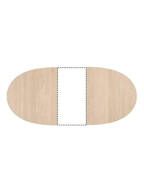 Tillægsplade til CH338/CH339 borde af Hans J. Wegner - Bøg / Sæbe - Jacobsen Plus