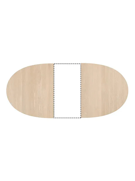 Tillægsplade til CH337 bord af Hans J. Wegner - Bøg / Sæbe - Jacobsen Plus