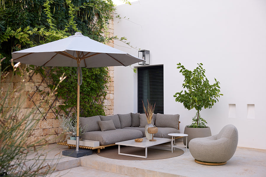 Gem Loungestol med Teak Drejefod fra Cane-line - 5 - Jacobsen Plus