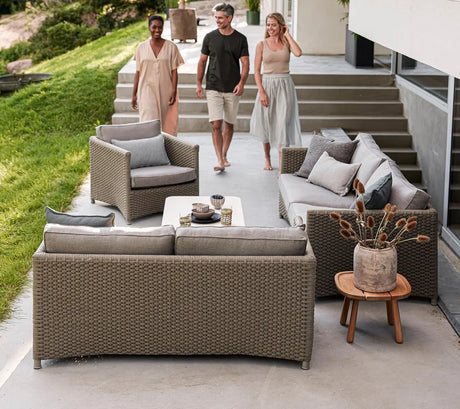 Diamond 3 pers Sofa inkl. hynde fra Cane-line - 2 - Jacobsen Plus