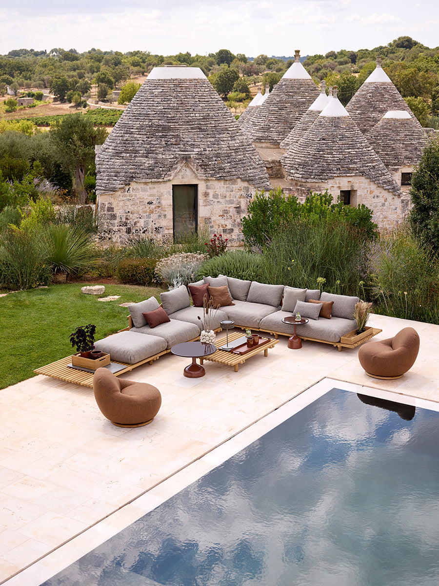 Gem Loungestol med Teak Drejefod fra Cane-line - 2 - Jacobsen Plus