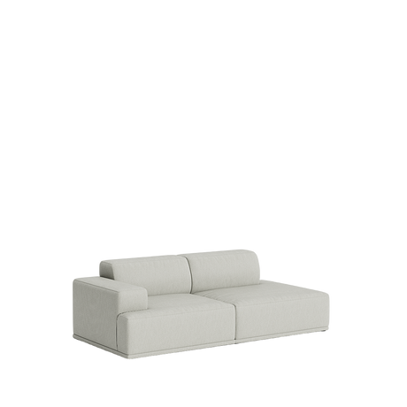 Connect Soft Modular 2 pers. sofa, kombination 3 fra Muuto - Clay 12 - Jacobsen Plus