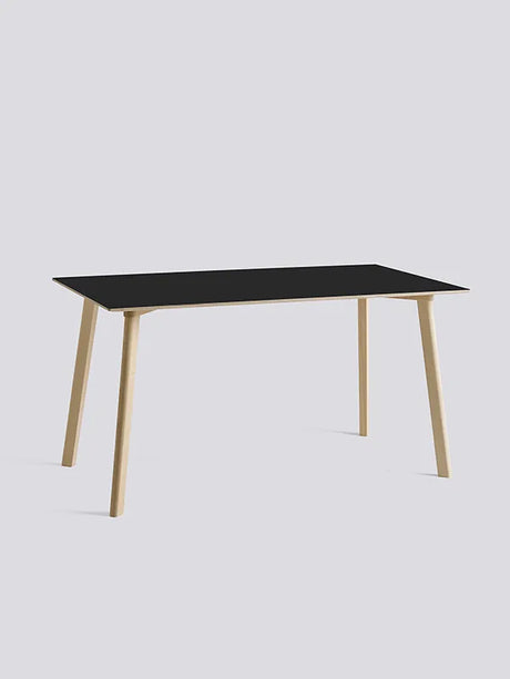 CPH Deux 210 Bord fra Hay - L140 x B75 x H73 cm / Ink black laminat / Ubehandlet bøg - Jacobsen Plus