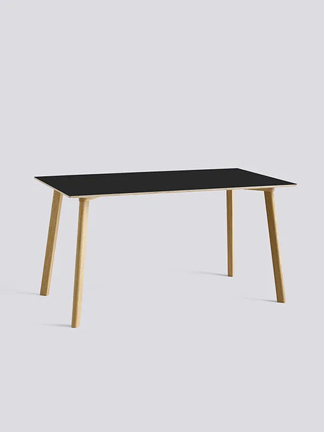 CPH Deux 210 Bord fra Hay - L140 x B75 x H73 cm / Ink black laminat / Matlakeret eg - Jacobsen Plus