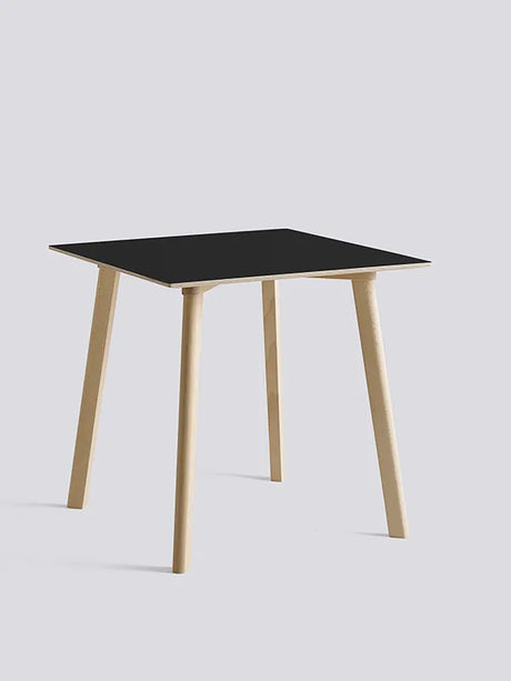 CPH Deux 210 Bord fra Hay - L75 x B75 x H73 cm / Ink black laminat / Ubehandlet bøg - Jacobsen Plus