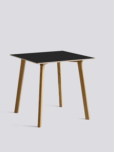 CPH Deux 210 Bord fra Hay - L75 x B75 x H73 cm / Ink black laminat / Matlakeret eg - Jacobsen Plus