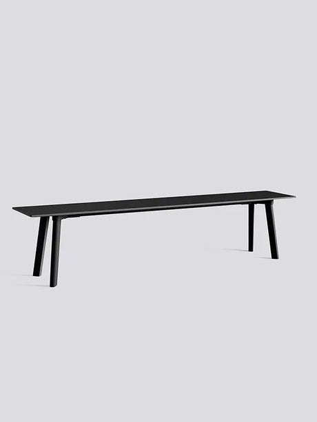 CPH Deux 215 Bænk fra Hay - L200 x B35 x H45 cm / Ink black laminat / Ink black (bøg) - Jacobsen Plus