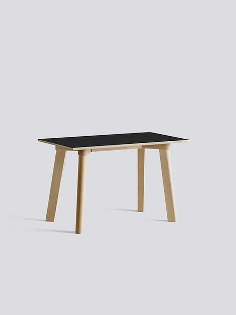 CPH Deux 215 Bænk fra Hay - L75 x B35 x H45 cm / Ink black laminat / Ubehandlet bøg - Jacobsen Plus