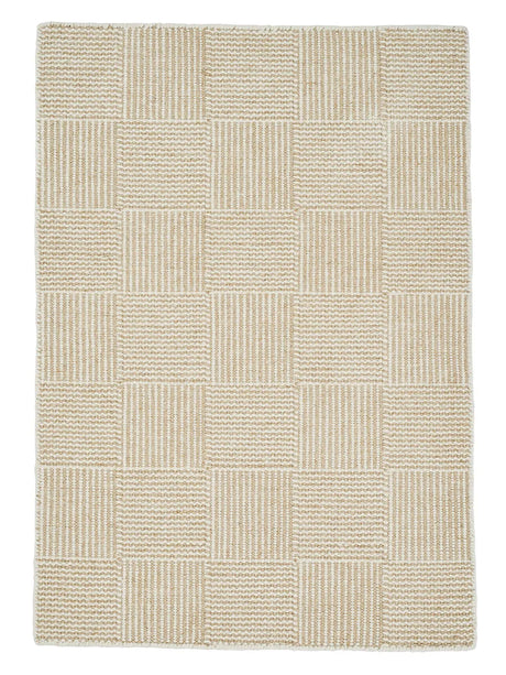 Chess Tæppe fra Linie Design - White / 140 x 200 cm - Jacobsen Plus