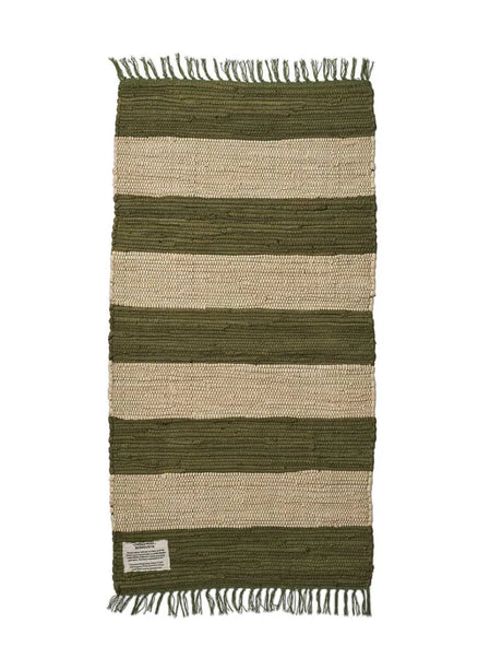 Chindi tæppe, 60x120 cm fra Bongusta - Army Beige - Jacobsen Plus