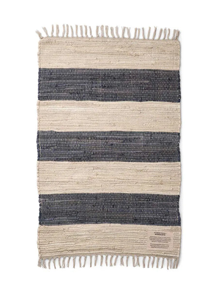Chindi tæppe, 60x90 cm fra Bongusta - Grey & Beige - Jacobsen Plus