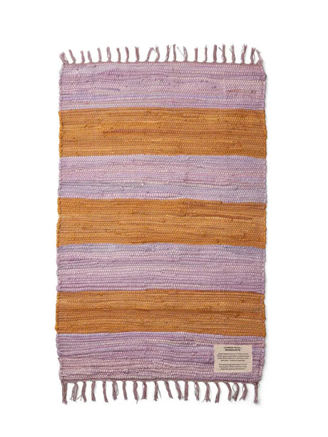 Chindi tæppe, 60x90 cm fra Bongusta - Lilac & Golden - Jacobsen Plus