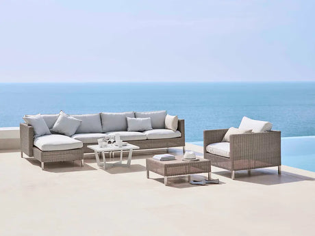 Connect 2 pers Modulsofa, højre fra Cane-line - 1 - Jacobsen Plus