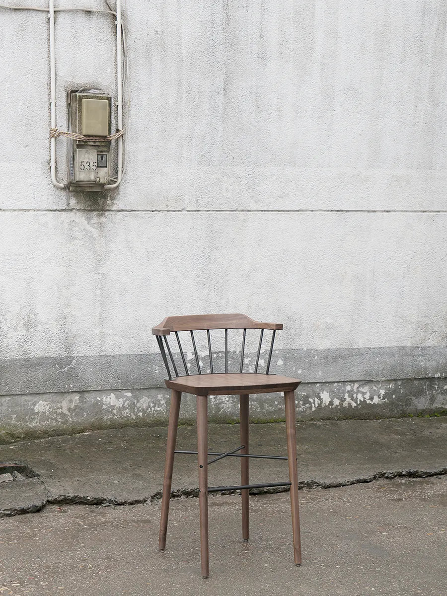 Exchange Bar Stool SH 75, walnut fra Stellar Works - 2 - Jacobsen Plus